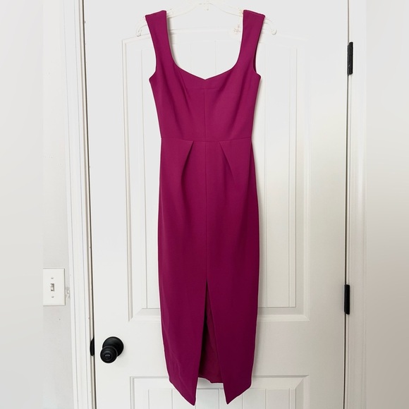 NWT Elliatt City Magenta Midi Dress - Picture 4 of 12
